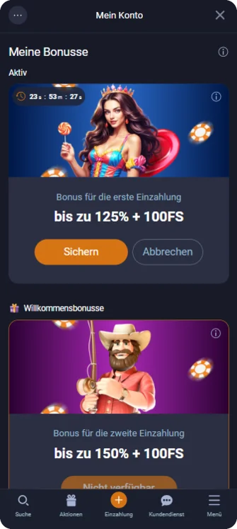 Vox Casino Aktionen