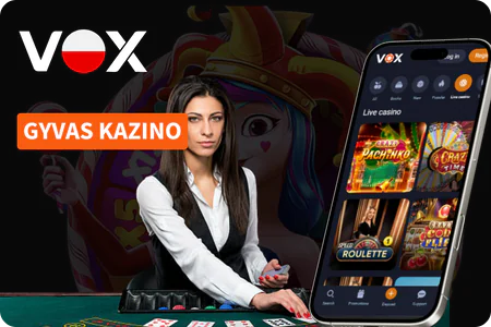Vox Casino Lietuvoje Gyvas kazino