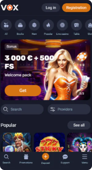 Vox Casino Lietuvoje Home