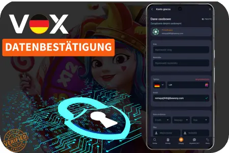 Datenüberprüfung Vox Casino